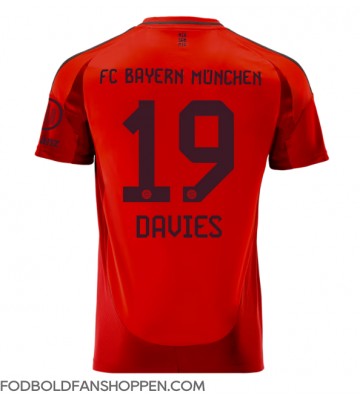 Bayern Munich Alphonso Davies #19 Hjemmebanetrøje 2024-25 Kortærmet